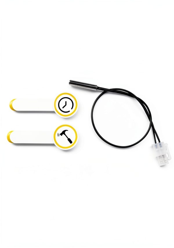 ​2188819 Refrigerator Thermistor Sensor, Compatible with Whirlpool, KitchenAid, Kenmore&Maytag, Replacement for 1057763/2216113/AH968736 in MSF21/MSF25 Series Fridges​-5
