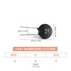 PATIKIL NTC Thermistors 10Ω NTC10D-20 Current Limiter-1