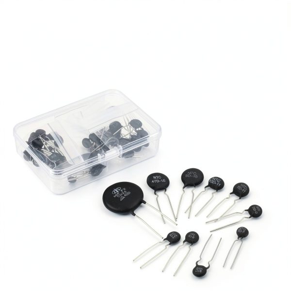 uxcell NTC Thermistors Resistor 3950 10 Values 81 Pcs Inrush Current Limiter Temperature Sensor Assortment Kit (3D-25 5D-7 5D-9 5D-11 5D-15 8D-9 10D-9 10D-11 20D-9 47D-15)-4