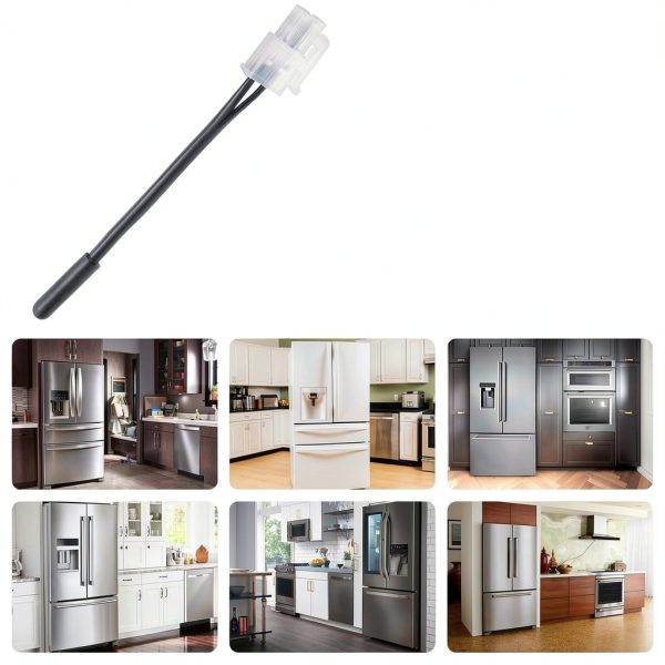 2188820 WP2188820 Fridge Thermistor - Compatible with Whirlpool, Kenmore, KitchenAid, Maytag, Jenn-Air Refrigerators - Temperature Sensor Replacement (2-Pack)-2