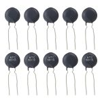 MECCANIXITY 10 Pcs NTC 5D-15 5 Ohm MF72 Power Direct Heat Type Negative Temperature Coefficient Thermistor Temperature Sensors-0