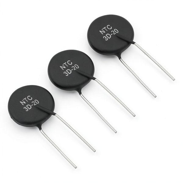 PATIKIL NTC Thermistor Resistors 3Pcs 3Ω NTC3D-20 Inrush Limiter-0
