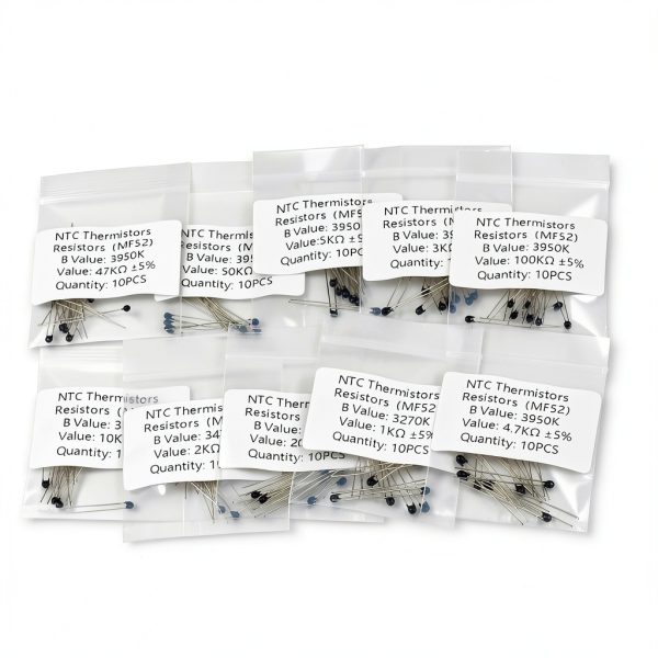 NTC Thermistors MF52 3950K 10-Value 100PCS Inrush Limiter Kit KOKISO-4