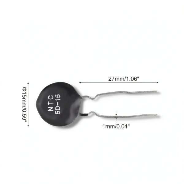MECCANIXITY 10 Pcs NTC 5D-15 5 Ohm MF72 Power Direct Heat Type Negative Temperature Coefficient Thermistor Temperature Sensors-1