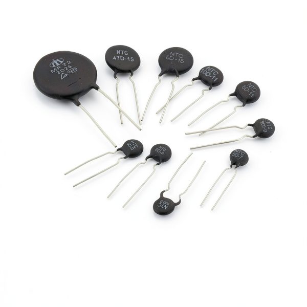 uxcell NTC Thermistors Resistor 3950 10 Values 81 Pcs Inrush Current Limiter Temperature Sensor Assortment Kit (3D-25 5D-7 5D-9 5D-11 5D-15 8D-9 10D-9 10D-11 20D-9 47D-15)-3