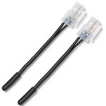 2188820 WP2188820 Fridge Thermistor - Compatible with Whirlpool, Kenmore, KitchenAid, Maytag, Jenn-Air Refrigerators - Temperature Sensor Replacement (2-Pack)-0